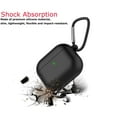 thumbnail image 2 of For Airpods 3 & Airpods 3rd Gen Silicone Case, AirPods 3 Case with Keychain, Njjex Shockproof Protective Premium Silicone Cover Skin for Apple Airpods 3rd Generation 2021 -Black, 2 of 9