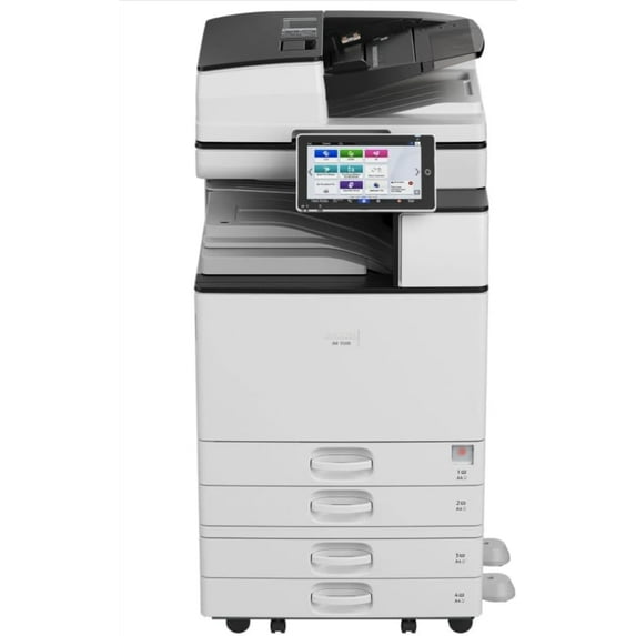 Restored RICOH IM C3000 Color Laser Multifunction Copier – 30 ppm, Copy, Print, Scan, Auto Duplex, Network Connectivity, WiFi
