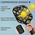 thumbnail image 4 of Pickleball Paddles Set,Pioneer Flower Floral Print Pattern Fiberglass Surface Pickleball Racket Set with 2 Indoor Outdoor Pickleball Balls and Pickleball Bag,Pickle-ball Equipment, 4 of 6