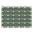 thumbnail image 1 of Grunge Cutting Board, Sketchy Art Digital Geometric Forms Graffiti Paintbrush Funky Unusual Effects, Decorative Tempered Glass Cutting and Serving Board, Large Size, Multicolor, by Ambesonne, 1 of 1
