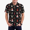 thumbnail image 1 of Balery Christmas Tree and Gold Socks Camisa Polo de Hombre con Estampado, de Manga Corta y Tejido Medio, Camisa Tipo Golf Polo-Medium, 1 of 6