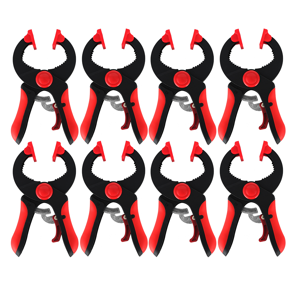 8Piece Heavy Duty Ratchet Clamp with Ratcheting mechanism Adjustable