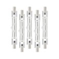 thumbnail image 1 of 5 Pack R7s 118mm 300w 230v,r7s Halogen Linear Light Bulb, Dimmable Halogen Lamp For Construction Wo, 1 of 5