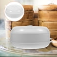 thumbnail image 4 of Miangastore Cuiseur Vapeur Réutilisable Non Collant Plastique Blanc 1 Ensemble, 4 of 8
