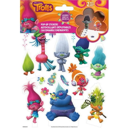 Trends International Trolls - Pop Up Stickers | Walmart Canada