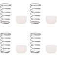 thumbnail image 3 of 10pcs Spring Check Valve, Rubber Material Good Long Life Replacement Check Valve for Air Compressors, 3 of 5