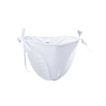 thumbnail image 6 of FANNYC Women's Side Tie Hipster Bikini Swimsuit Bottom Ruched Banded Bikini Swim Briefs Soft Swimwear Beach Shorts Bikini Bottom, 6 of 7