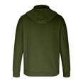 thumbnail image 5 of MELDVDIB Mens Half-Zip Hoodies Fall Winter Solid Color Long Sleeve Hooded Sweatshirt Fashion Sport Oversized Pullover Tops with Pockets Army Green 3XL, 5 of 5