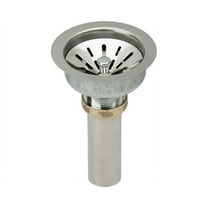 Elkay LK99FC Deluxe Drain 3-1/2" Type 304 Stainless Steel Body for Fireclay Sinks