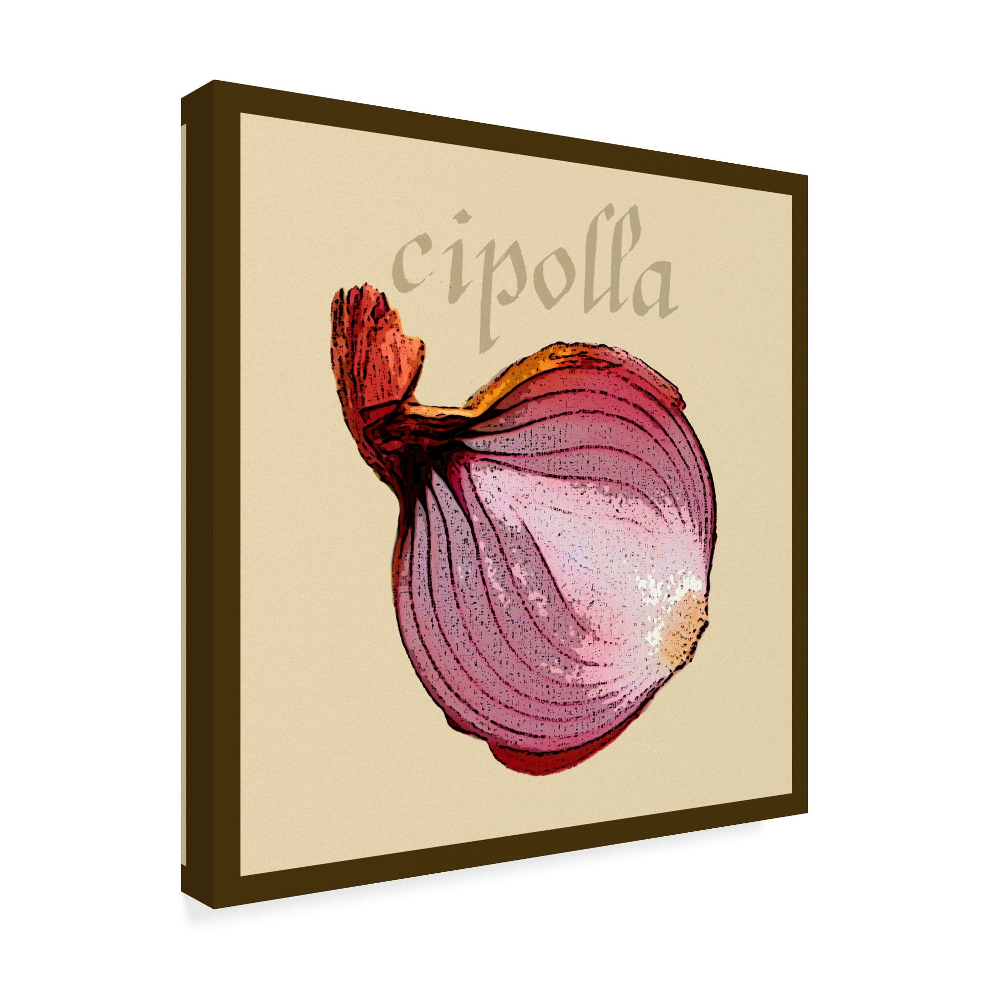 Trademark Fine Art 'Italian Vegetable VI' Canvas Art by Vision Studio
