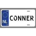 thumbnail image 1 of Conner Name Euro Style License Plate Tag Vanity Novelty Metal | UV Printed Metal | 6-Inches By 12-Inches | Car Truck RV Trailer Wall Shop Man Cave | NP1031, 1 of 1