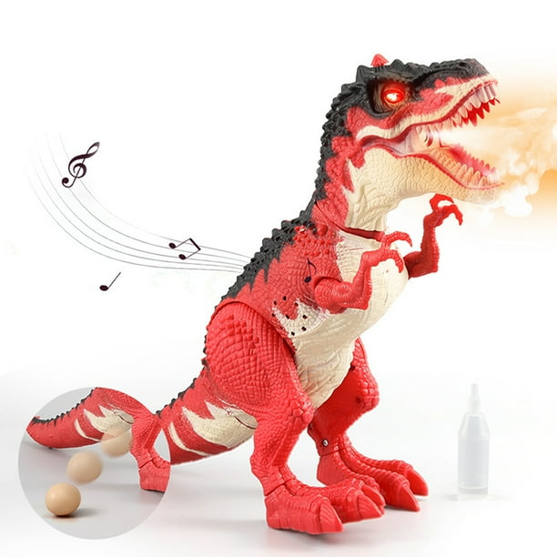 Milaget ABS Electric Dinosaur Toys Lay Eggs with Lights/Music