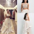 thumbnail image 3 of Sexy Two Piece Beaded Evening/Prom/Formal/Party/Cocktail/Pageant dress/Ball gown, 3 of 4