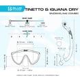 thumbnail image 4 of Set de snorkel Cressi Tinetto Rocks Dry S/M verde aqua, 4 of 7