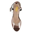 thumbnail image 4 of FSJ Women Sexy Peep Almond Toe Transparent Strap Sandals Platform Buckle Stiletto High Heels Party Banquet Date Shoes Size 8 Sienna, 4 of 5