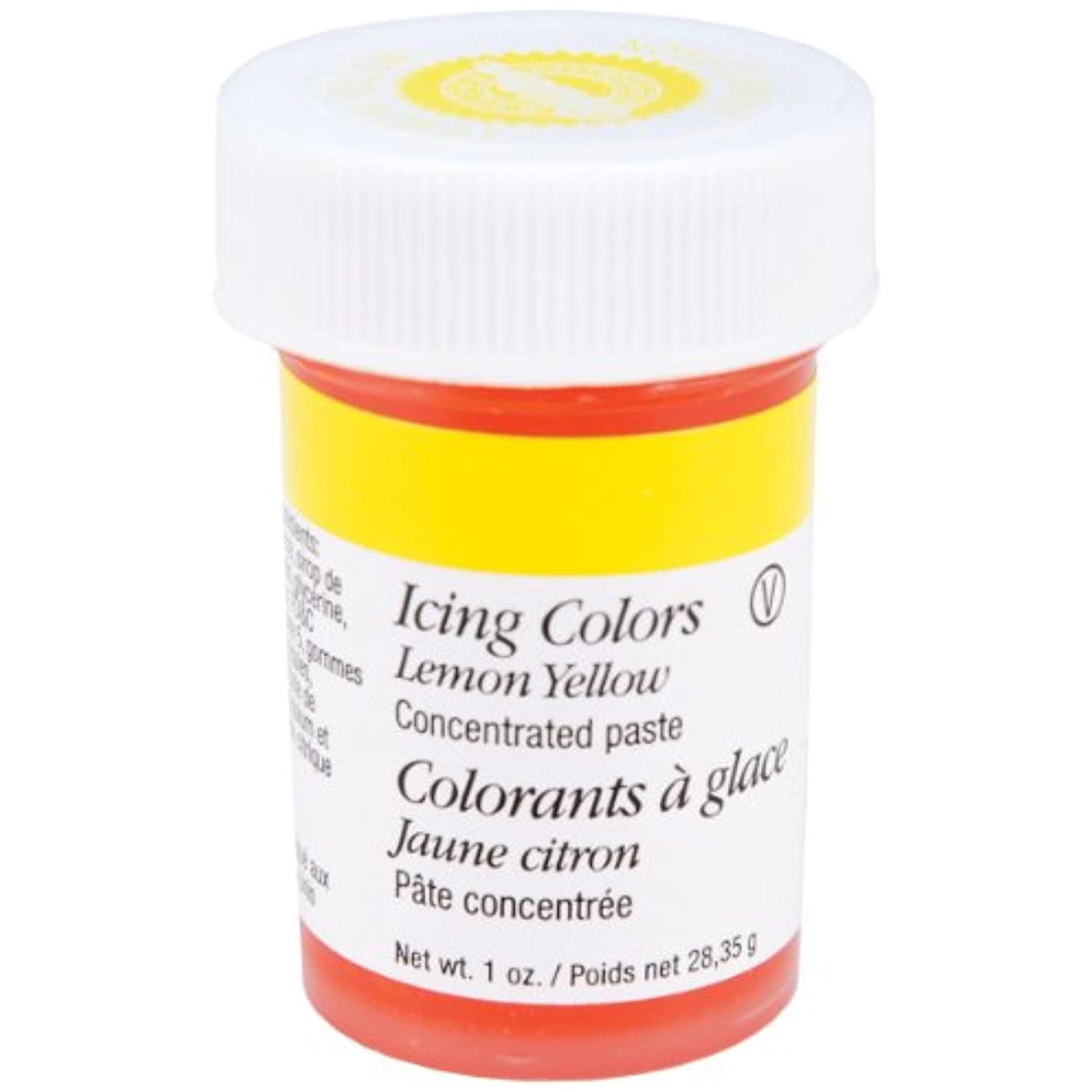 Wilton 610-108 1-Ounce Icing Gel, Lemon Yellow