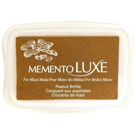 Tsukineko Memento Luxe Ink Pad Lg Peanut Brittle