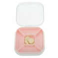thumbnail image 2 of Unique Bargains 1 Pc Pill Case 5 Grid Portable Pill Box Pink, 2 of 6