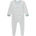 thumbnail image 3 of Gerber Baby and Toddler Neutral Microfleece Blanket Sleeper Pajamas, 3-Pack, Sizes 0/3 Months - 5T, 3 of 9