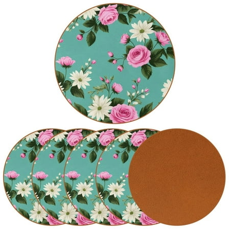 

YZUOUZY Coasters Table Decor 6 Pieces Round Cool Coasters Cloud Sky Cloud