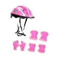 thumbnail image 4 of Casco de bicicleta para niños, protector de alta fiabilidad para patinaje, equipo de bicicleta de equilibrio para patineta, multideporte y equitación Rosa, 4 of 8
