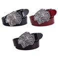 thumbnail image 4 of Cinturones para hombre Eagle Retro de dos capas Multifuncional Multifuncional Diseño elegante elegante Cinturón Ajustable Hebillas Hombres Cinturones Hebillas Hombres Jeans Color Café Inevent AP004552-03, 4 of 6