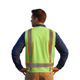 thumbnail image 5 of Zfeel Reflective High Visibility Safety Vest with Pocket, Men's Safety Neon Yellow Color Work Vest, S, 5 of 5