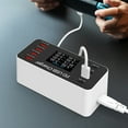 thumbnail image 1 of USB Charging Station, Desktop USB Charger PD 30W Safe Digital Display  for Phone for Tablet US Plug,EU Plug, 1 of 7