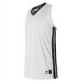 thumbnail image 7 of Alleson Athletic 538J Mens Single Ply Basketball Jersey-Purple/White-S, 7 of 7