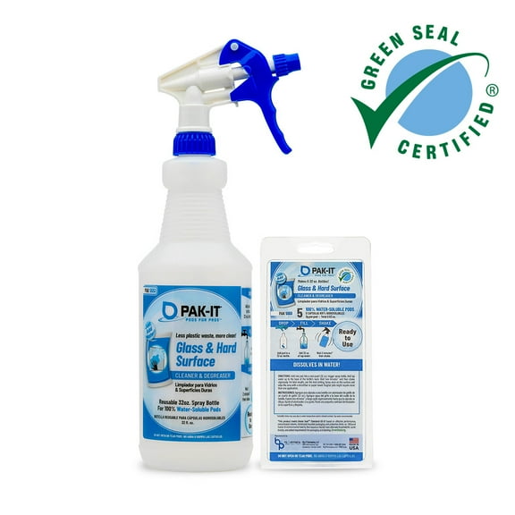 PAK-IT® Glass & Hard Surface PRO Cleaning Kit