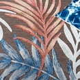 thumbnail image 5 of SAFAVIEH Cabana Jane Botanical Indoor/Outdoor Area Rug, Brown/Blue, 4' x 6', 5 of 6