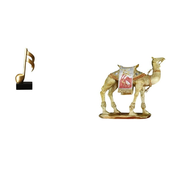 Escultura De Camello Con Nota Musical De Resina, Adorno Creativo De Mesa Para Escritorio, Chimenea, Entrada, Estante, Sala De Estar, Decoración Del Hogar, Regalo De Inauguración De La Casa
