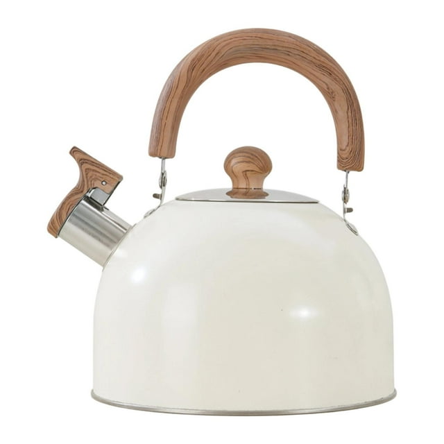 DOLITY Bouilloire à Thé 2,5 L Cafetière Pichet à Boissons Multiusage pour Maison Restaurant Cuisine Blanc