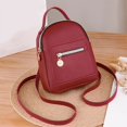 thumbnail image 2 of Forever Young Designer Women Backpack Mini Soft Touch Leather Small Backpack Female Fashion Ladies Bagpack Satchel Shoulder Bag Black, 2 of 6