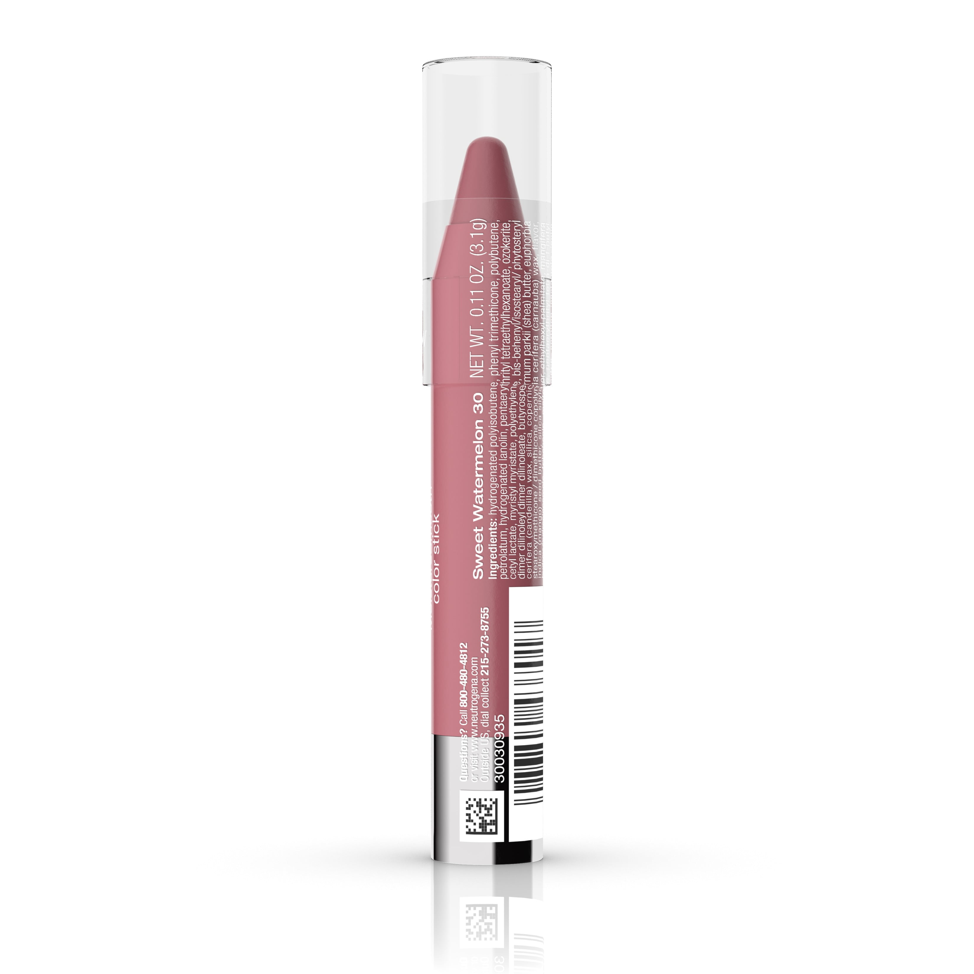 Neutrogena Moisturesmooth Color Stick, 30 Sweet Watermelon, .011 oz