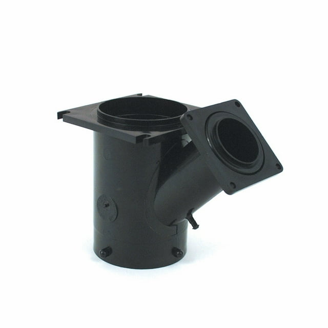 Valterra Sewer Waste Valve Fitting T1014 Flanged Fittings; With Flange; Plastic