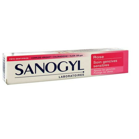 Sanogyl Rose Toothpaste for Irritated Gum Care 75 (Best Thing For Inflamed Gums)