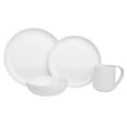 thumbnail image 3 of Fitz and Floyd Nevaeh Coupe 16-Piece White Bone China Tableware Set (Service for 4), 3 of 5