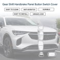 thumbnail image 2 of Cubierta del botón del panel de freno de mano de cambio de marcha para Buick Envision 2021-2023, tono plateado, 1 juego, 2 of 6
