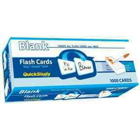 Blank Flash Cards