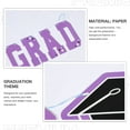 thumbnail image 3 of ELAYARD Fashionable Purple Graduation Banner, Excellent Craftsmanship, Ideal for Party Decor and Photo Props, 3 of 7