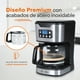 thumbnail image 4 of Cafetera Programable Tasty-Brew 12 Tazas  Acero Inoxidable con Reloj Digital  Hukën x MasterChef, 4 of 5