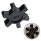 thumbnail image 5 of Inserto de araña de goma Kairuite LO75 compatible con L-075 para acoplamiento de mordaza en L Lovejoy, NBR flexible, 5 of 8