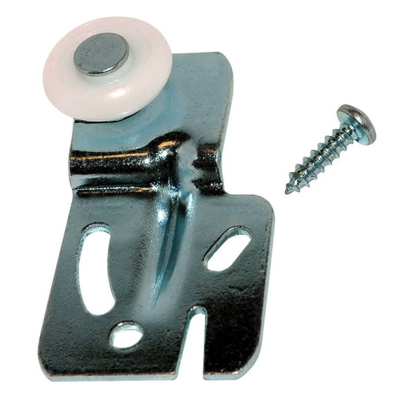 1/4 In. Milled Steel And Nylon Offset Closet Door Hanger (2-Pack)