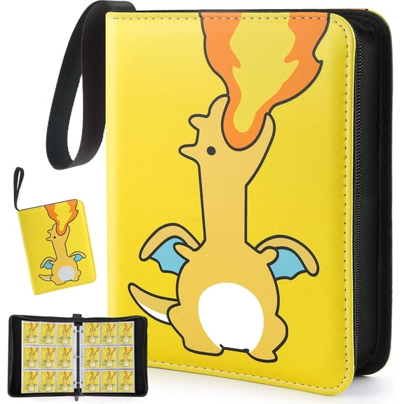 Taotique Trading Card Binder 900 Pockets, 50 Pages 9 Pocket Premium Card Album Folder with 50 Double-Card Collection Collector's Book Gift for Kids
