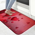 thumbnail image 4 of Qinduosi Valentine's Day Entrance Welcome Door Mat, Soft Kitchen Rugs Outdoor Floor Doormat Washable Home Carpet Decor 19.68*47.24 in, 4 of 6