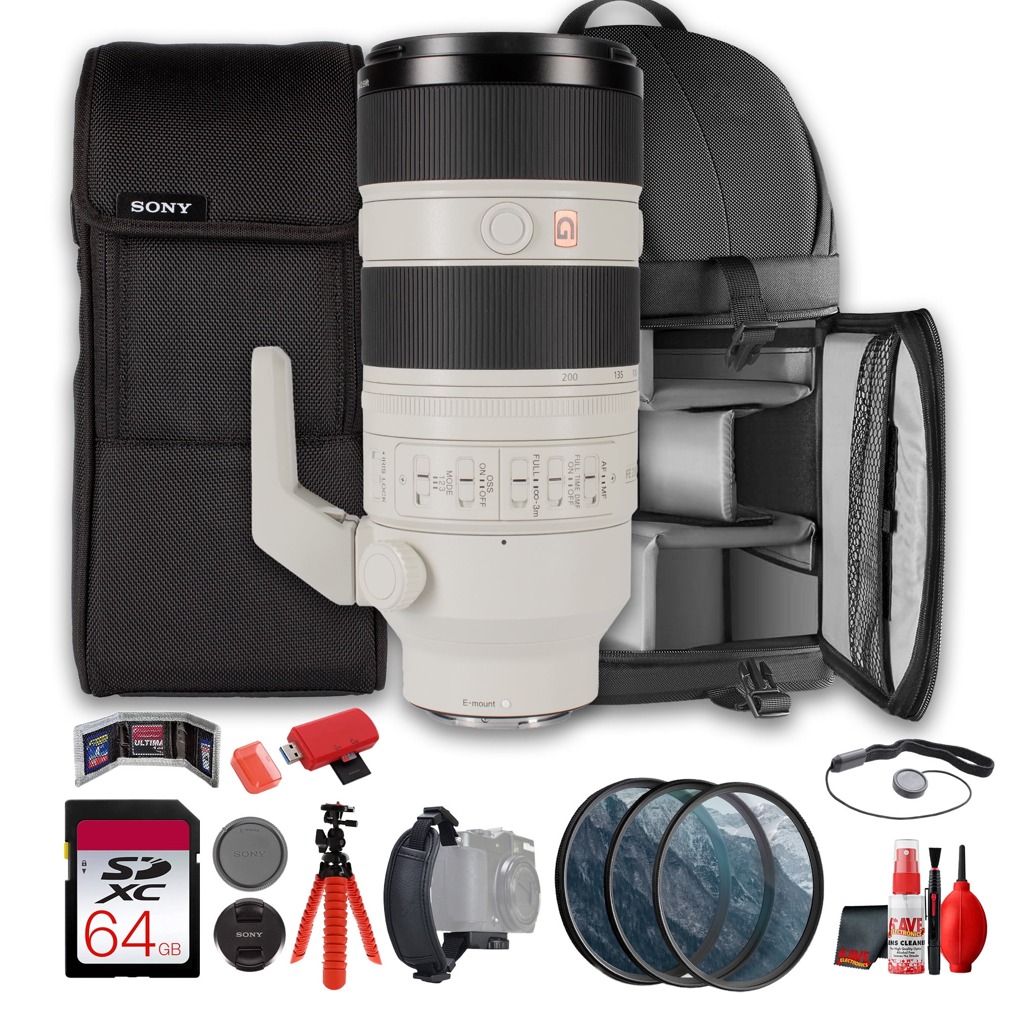 Sony FE 28-60mm f/4-5.6 Lens - 15pc 64GB Advanced Bundle