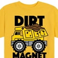 thumbnail image 3 of Instant Message - Transportation - Dirt Magnet - Toddler & Youth Short Sleeve T-Shirt, 3 of 6