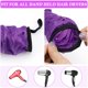 thumbnail image 5 of Gorro secador de pelo con capucha suave, ajuste regulable y manguera para un acondicionamiento profundo (morado), 5 of 5