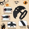 thumbnail image 5 of Cat Harness and Leash with Bat Wings Escape Proof Adjustablex,Halloween Costumes, Easy Control, Comfortable Soft Breathable, Friction Protection, Costumes for Small Cats(S), 5 of 8